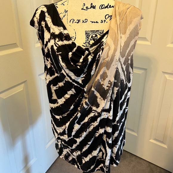 Calvin Klein 1X Cowl Neck Blouse, NWOT - Picture 5 of 10